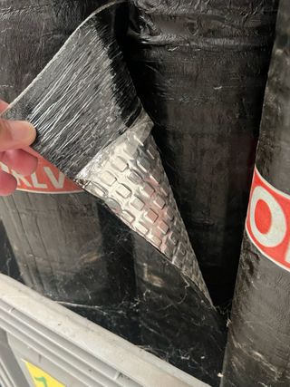Tela asfáltica caucho  , arena  o aluminio 
