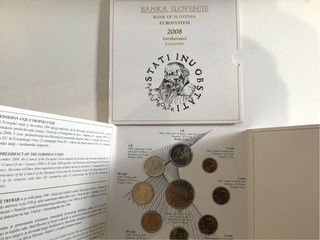 Estuche Monedas Euro Eslovenia 2008