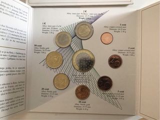 Estuche Monedas Euro Eslovenia 2008