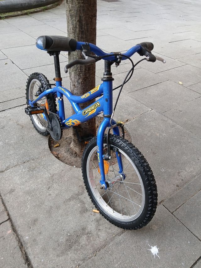 Bicicleta infantil Orbea azul