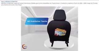 Fundas Asientos Toyota Corolla Verso Sin estrenar.