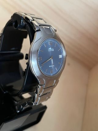 Reloj Lotus Azul y Plateado