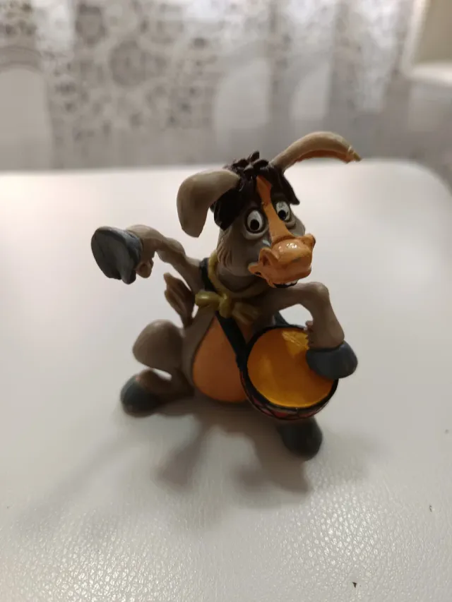 FIGURA IN PVC TONTO BURRO COMICS SPAGNA SERIE TV TROTA