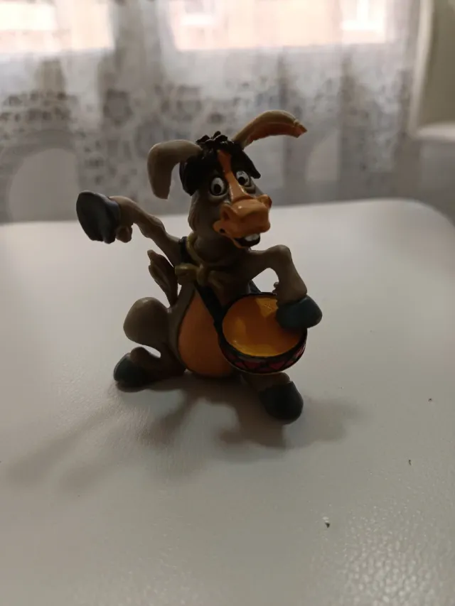 FIGURA IN PVC TONTO BURRO COMICS SPAGNA SERIE TV TROTA