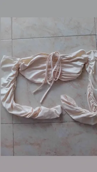 Top Shein Beige Talla Única