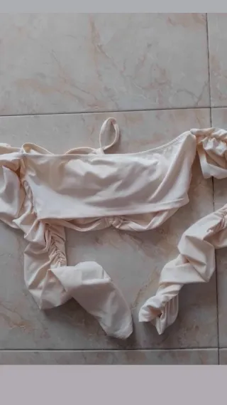 Top Shein Beige Talla Única