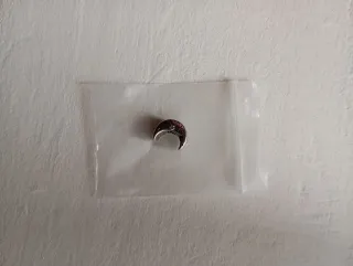 Abalorio Luna Acero para Pulseras