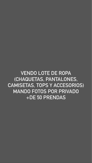 Lote de Ropa (Más de 50 prendas)