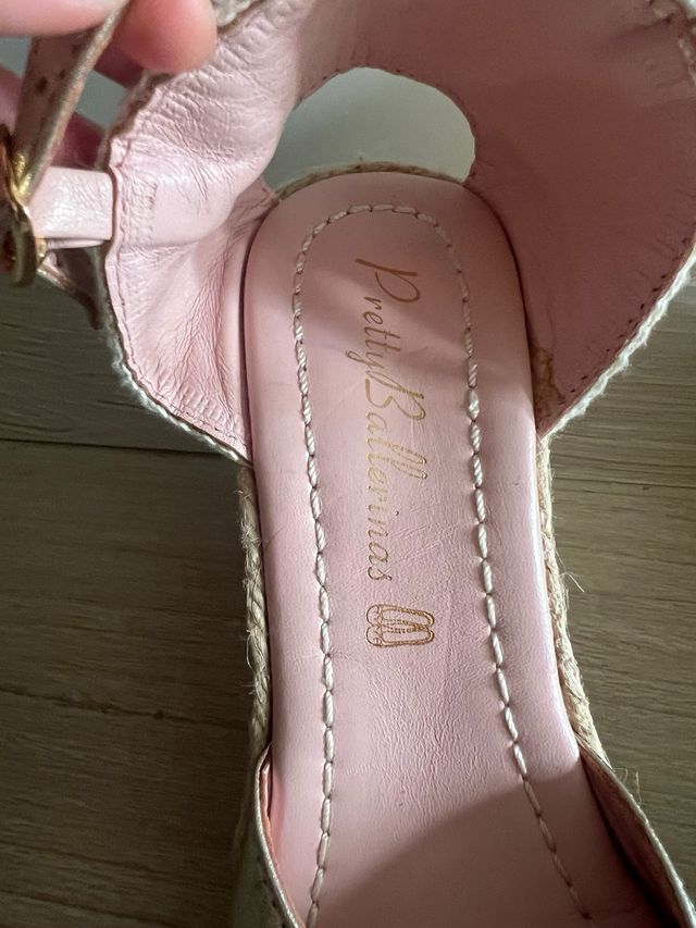 Cuñas doradas Pretty Ballerinas