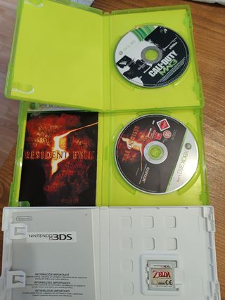 Pack 4 Juegos: Zelda, GTA V, RE5, CoD MW3