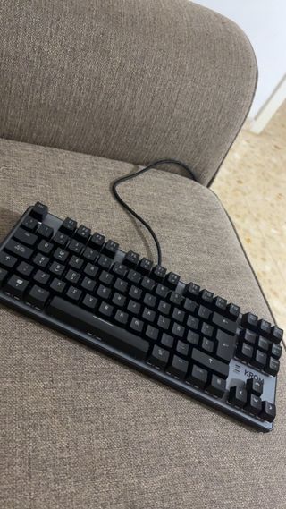 Teclado Krom Kernel TKL RGB Negro/Gris