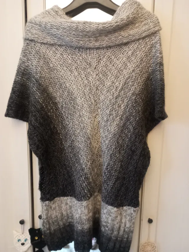 Jersei lana sin mangas degradado