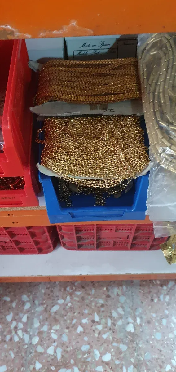 Adornos y fornituras doradas