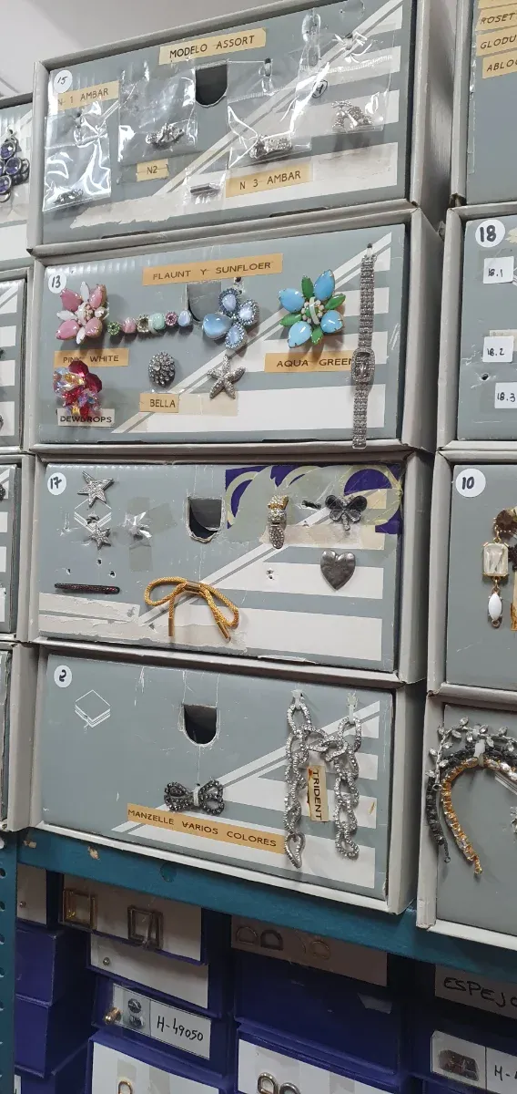 Adornos y fornituras doradas