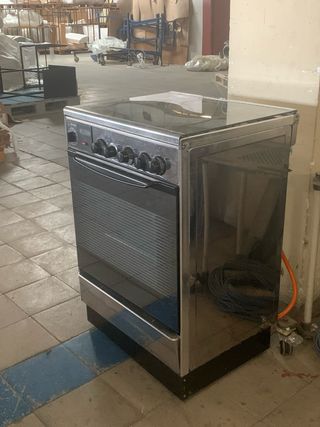 Cocina Gas Butano 4 Fuegos Horno Eléctrico