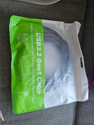 Cable USB 3.2 Gen 1 para Oculus Quest PC