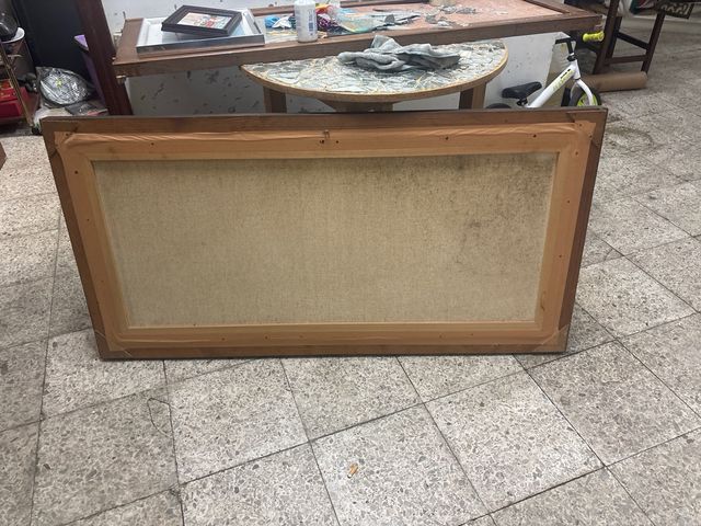 Cuadro pintado a mano paisaje