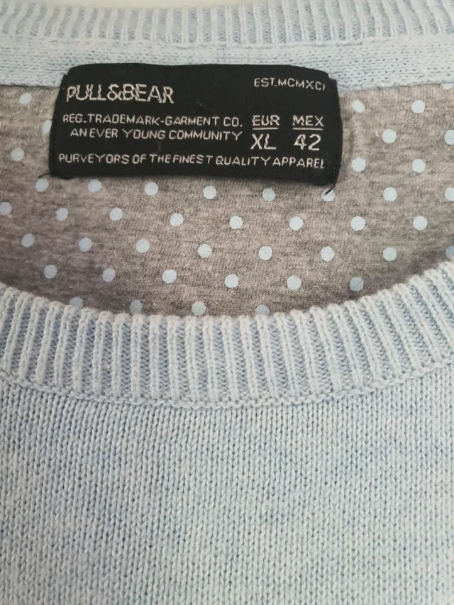 Jersey Pull&Bear azul talla M