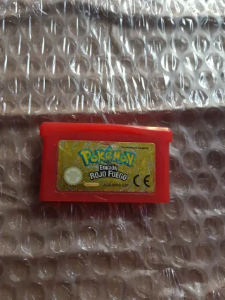 Pokémon Rojo Fuego GBA Edición Española