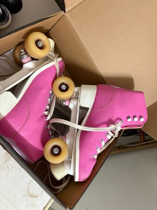 Patines Artísticos Rosas Talla 38