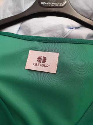 Vestido de fiesta verde lentejuelas