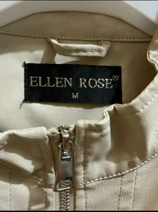 Giubbino similpelle donna M beige