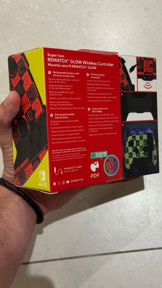 Mando Inalámbrico para Nintendo Switch Super Mario