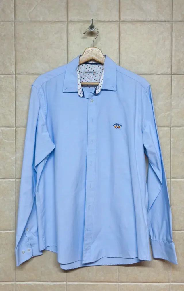Camisa Spagnolo Azul Talla M