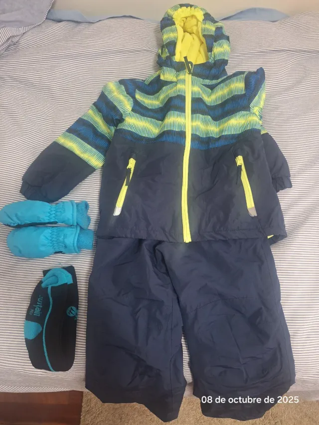 Conjunto Ropa Esquiar Talla 4-6 Años