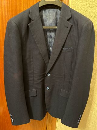 Traje de caballero azul talla 50