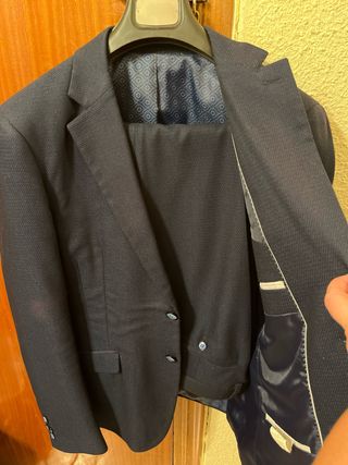 Traje de caballero azul talla 50