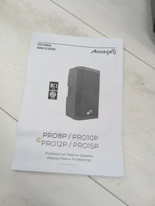 Audibax PRO8P Altavoz Pasivo 8 Negro