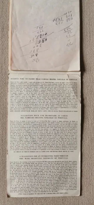 Guia Grão Dão Vasco Portugal. Mapa das estradas