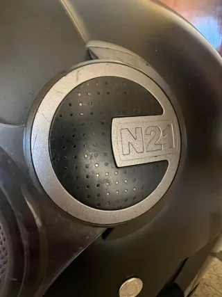 Casco Nolan nero con visiera