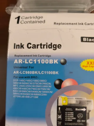 Cartuccia Inchiostro Brother AR-LC1100BK Nero