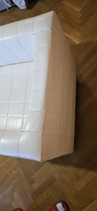Sillón blanco polipiel