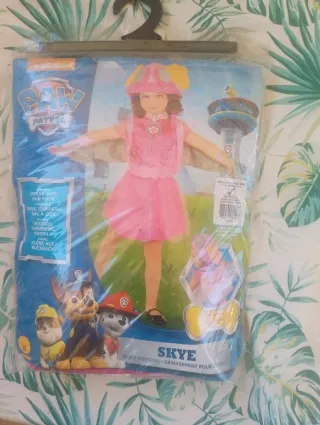 Disfraz Skye Patrulla Canina Talla 2-4 años