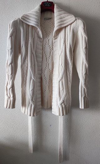 Chaqueta de punto cable