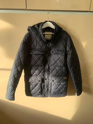 Cazadora acolchada Zara niño azul