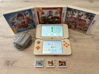 New Nintendo 2DS XL + 3 juegos + cargador original