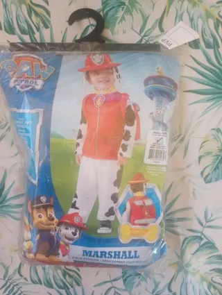 Disfraz Paw Patrol Marshall Talla 4-6 años