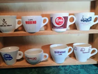 Tazzine caffè pubblicitarie