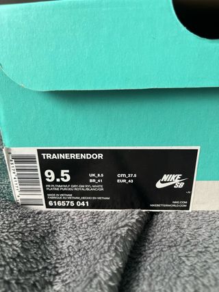 Nike SB Trainerendor Negro/Blanco