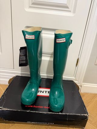 Botas de agua Hunter verdes