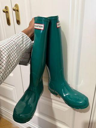 Botas de agua Hunter verdes