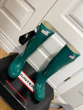 Botas de agua Hunter verdes