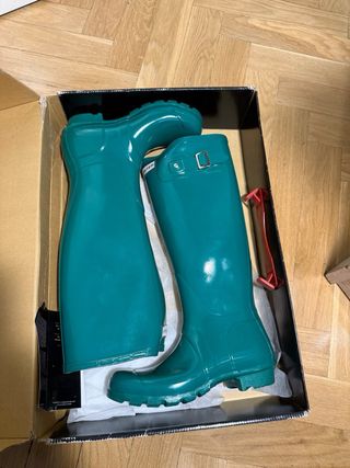 Botas de agua Hunter verdes