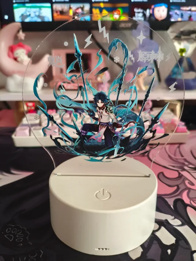 Lámpara LED RGB Xiao Genshin Impact