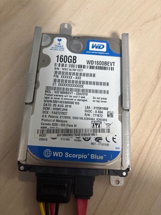Disco Duro Western Digital 160GB