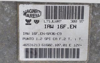 CENTRALITA MOTOR UCE FIAT PUNTO BERL. (176)